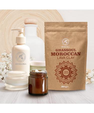 Moroccan Clay 250g - Ghassoul Lavaerde | Chemical-Free Facial Cleansing & Masks - Pure Rhassoul for Natural Beauty - Buy Online on GoSupps.com