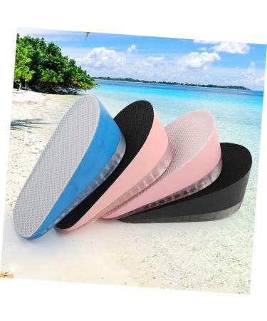 Mobestech Half High Shoe Inserts for Men - Heel Lift Insoles Heightening Cushions & Riser Insoles - 3 Pairs of Comfortable Heel Cup Inserts - Buy Online on GoSupps.com