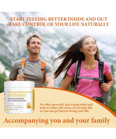 Max Strength Manuka Honey & Bee Venom Muscle Cream | Joint & Bone Relief for Adults & Seniors - Buy Online on GoSupps.com