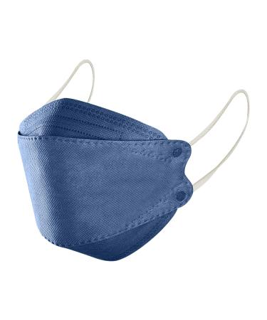 WEXCV 5/20/30/100 pieces adult mouth protection 5 LAGE PROCIATION_MASKE with butterfly motif black 5 lying mouth and nose protection Staubt-tight oral nose covering breathable for women L Blue-20PC