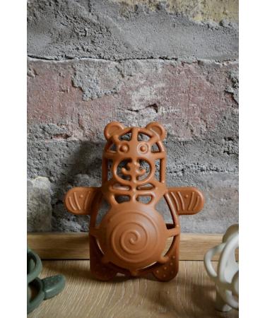 Mama The Bear | Durable Soft Silicone Toy | Eco-Friendly BPA-Free & Grip-Friendly for Teething Relief - Buy Online on GoSupps.com
