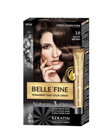 Belle Fine Velvet Brown