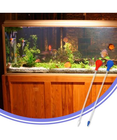 Coral Feeder 2 Pcs Acrylic Marine Fish Reef Feeding Tube 13.7 Inch Coral Food Tool for Reef/Anemones/Brine Shrimp Most Aquarium Organisms (Blue+Red) - Buy Online on GoSupps.com