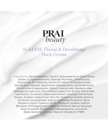 PRAI Beauty Ageless Throat & Decolletage Day Creme 15ml - Youthful Skin Solution - Buy Online on GoSupps.com