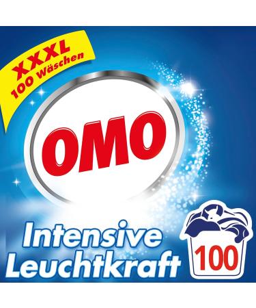 Omo XXXL Heavy-Duty Detergent - 7 kg (100 WL) for Intensive Brightness & Hygienic Freshness | Shop Internationally - Buy Online on GoSupps.com