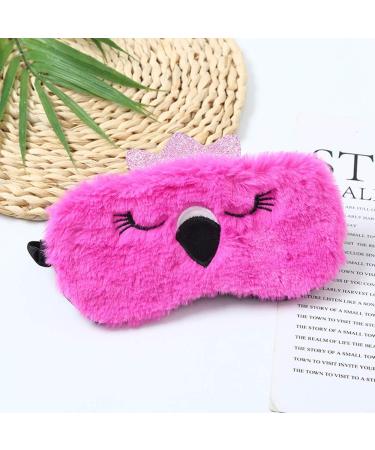 2 Pcs Animal Sleep Eye Mask Cute Funny 3D Soft Fluffy Cartoon Eye Mask Elastic Eye Cover Eye Shade Sleeping Mask for Travel Sleepover Pajamas Slumber Party Favors Accessories - Buy Online on GoSupps.com