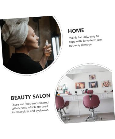 Ipetboom 18 Pcs Fruit Embroidery Pen Eyebrow Pen Eyebrow Embroidery Hand Tools Crystal Eyebrow Pen - Buy Online on GoSupps.com