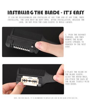 Buy Eactel 2-in-1 Pet Shaving Comb | Safe Grooming Tool for Cats & Dogs | Optimal Hair Care for Long & Short-Haired Pets - Buy Online on GoSupps.com
