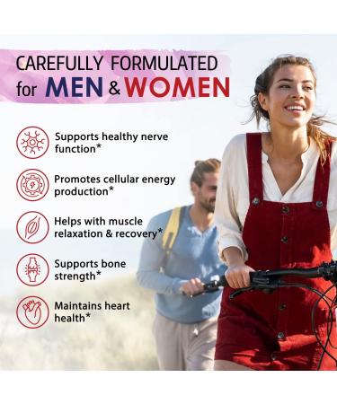 Bonawell High Absorption Magnesium Malate Capsules for Muscle Relaxation & Energy Production - 90 Ct Vegan & Non-GMO Formula - Buy Online on GoSupps.com