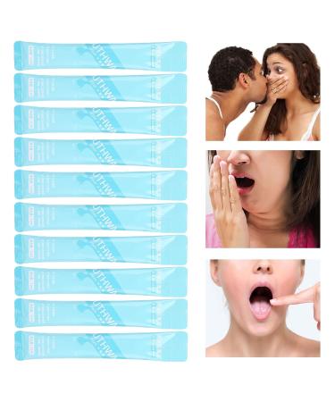 10 Pieces Disposable Mouthwash Strips - Refreshing Breath & Oral Dental Care - Buy Online on GoSupps.com