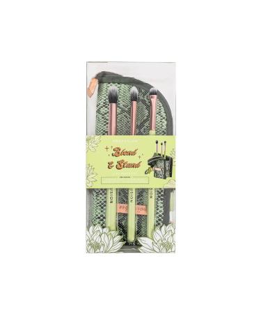 Profusion Cosmetics Desert Sage 4pc Bag & Eye Brush Set | Artist-Grade Adventure-Inspired Makeup Brushes for Creative Eye Looks - Buy Online on GoSupps.com