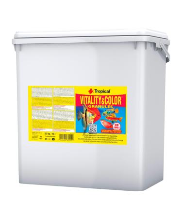 Vitality&Color GRANULES 10L / 5.5kg - Color enhancing and revitalizing granulated food for fish for daily use