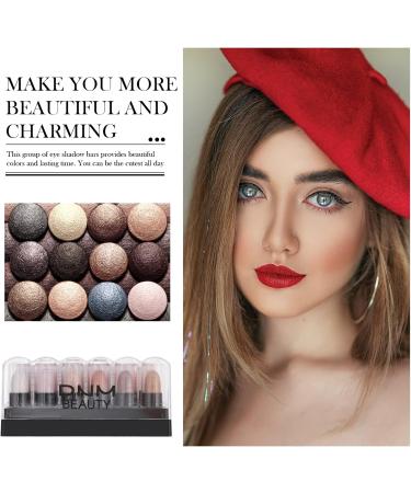 Healeved 1box 12 Shadow Box Cosmetics Accessory Eye Shimmer Pen Make up Suits Plastic 1 count (Pack of 1) As Shown - Buy Online on GoSupps.com