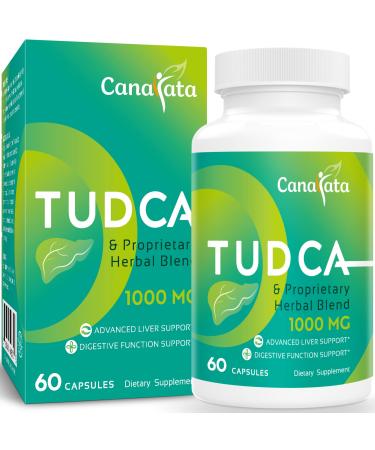 TUDCA Liver Support Supplements 1000mg - 60 Vegan Capsules TUDCA Bile Salts with Milk Thistle Herbal Blend Formula for Liver Cleanse Detox & Repair 60 Count (Pack of 1) - Buy Online on GoSupps.com