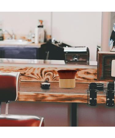 1pc Loose Brush with Wooden Handle Salon Neck Brush Barber Neck Brush Barber Face Cleaning Brush Beard Brush Barber Hair Duster Face Duster Modify Hair Salon Supplies Bamboo - Buy Online on GoSupps.com