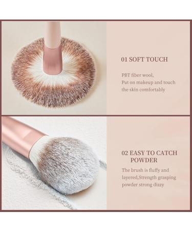 RIJAHO Makeup brush gift set: 11 piece professional makeup brush advanced synthetic kabuki brush set foundation make-up powder blusher eye shadow concealer high gloss brush mixed makeup brush set - Buy Online on GoSupps.com