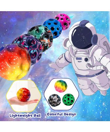 GSXNKK Astro Jump Ball - 6 Pack Space Moon Bouncy Balls for Ultimate Fun - Super High Bouncing Lightweight Mini Jump Balls - Perfect for Kids and Adults - Buy Online on GoSupps.com