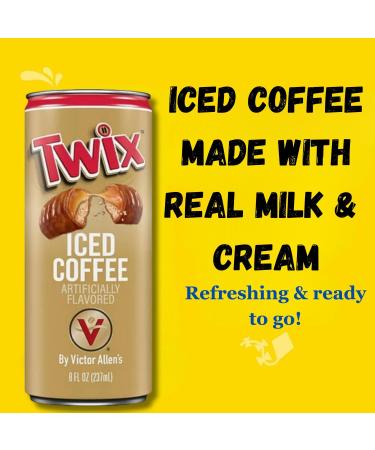 SUPPLIIONLINE Twix Iced Coffee Irresistible Blend Of Creamy Caramel Rich Chocolate And Smooth Coffee On-The-Go Beverages Artificially Flavoured Energy Can - Buy Online on GoSupps.com