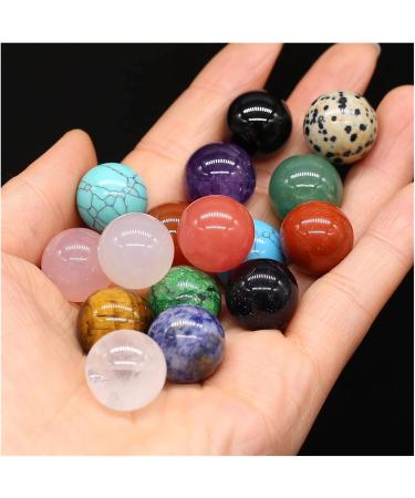 Natural Crystal Rough 16mm Round Natural Crystal Quartz Transfer Ball Polished Gemstone Beads Specimen DIY Jewelry Home Natural Stone (Color : Black Agate Size : 1PC) - Buy Online on GoSupps.com