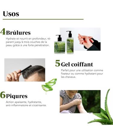 Ebers 100% Pure Aloe Vera Gel 250 ml with Dispenser - Excellent moisturizer for face and body after sun hair removal and burns. - Buy Online on GoSupps.com