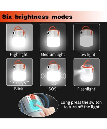 Ceena 1000lm Solar & USB Rechargeable LED Camping Lantern | 6 Light Modes | IP54 Waterproof Flashlight for Camping, Hiking, Fishing | 6000mAh Solar Tent Light - Buy Online on GoSupps.com