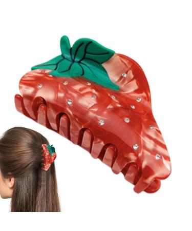 Watermelon Hair Gripper Claw & Diamond Strawberry Hairpins | Stylish Accessories for Travel Weddings & More - Buy Online on GoSupps.com
