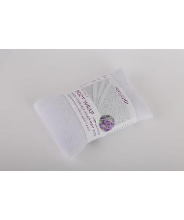Microwavable Lavender Wheat Bags Plain Fleece Microwave Heat Pack for Back Neck Joints and Shoulder Pain Relief 44cmx13cm (White) Plain Fleece White - Buy Online on GoSupps.com