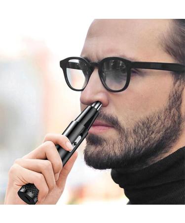 Naroote Electric Nasal Pilator 2 in 1 Multifunctional Electric Nose Hair Trimmer for Men for Earnoseeyebrow BLACK Black - Buy Online on GoSupps.com