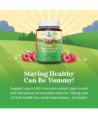Bundle of Kids DHA Omega 3 Gummies - Fish Free with Vegetarian 6 9 for Vision Brain & Immunity and Sambucus Elderberry Gummies for Kids - Black Elderberry with Zinc & Vitamin C for Immune Support - Buy Online on GoSupps.com