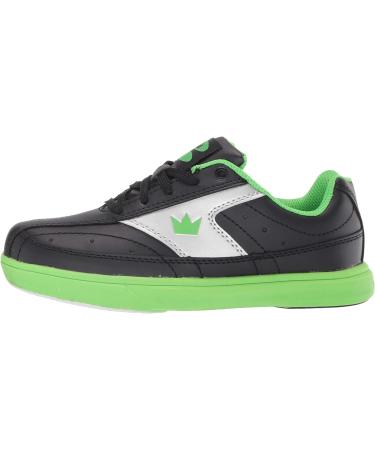 Boys Brunswick Renegade Bowling Shoes - Black/Neon Green - Size 04 (Youth) - Buy Online on GoSupps.com