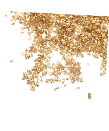 1 Glass Chip Glass Fillers DIY Accessories Rhinestones Resin Epoxy Bulk Bud Vases Gems for Nails Epoxy Charms DIY Epoxy Fillers Manicure Shattered Glass Nail Stickers Epoxy Resin 0.5X0.3cm Golden