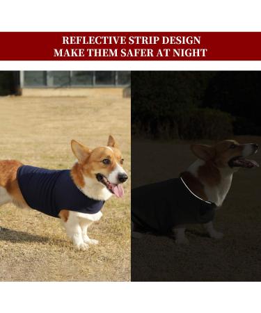 KELIVOL Anxiety Coat for Dogs - Calming Vest for Fireworks/Thunderstorms - XS Navy Blue - Buy Online on GoSupps.com