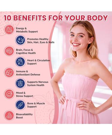 CNCHEF 17-in-1 Vitamin B Complex Plus Vitamin B1 B2 B3 B4 B5 B6 B7 (Biotin) B8 (Inositol) B9 B12 C D3 K2 Energy Immune Skin Nerve Support for Men & Women - 120 Capsules - Buy Online on GoSupps.com