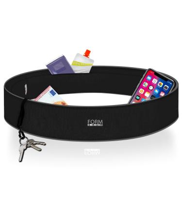 Formbelt Gef rtel for Mobile Phone |Running without wiggling scraping |Jogging belts with plenty of space and the best comfort |For iPhone Galaxy etc. Hip pocket running pocket cell phone bag l black