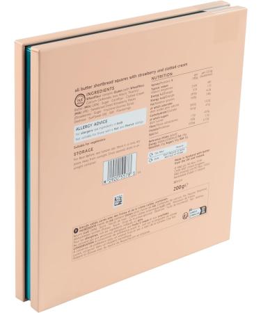 M&S Strawberry & Clotted Cream All Butter Shortbread In Pink Decorative Tin Vegetarian 200g - Buy Online on GoSupps.com