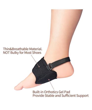 Arch Support Brace for Plantar Fasciitis Relief - Orthotic Pad, Non-Slip Heel Strap, Adjustable Velcro Compression Sleeves for Men and Women - Buy Online on GoSupps.com