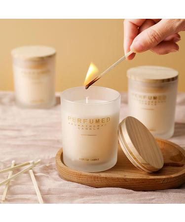 Bulgarian Rose Luxury Scented Jar Candle - Masculine Aromatherapy & Hand Poured Soy Coconut Wax - Perfect for Home Camping & Relaxation - Buy Online on GoSupps.com