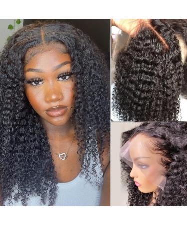 MSGEM 13x4 Deep Wave Brazilian Curly Bob Wig 10 | Transparent Lace Front Human Hair Wig for Black Women | Pre Plucked Wet and Wavy Frontal Wig with Baby Hair - Buy Online on GoSupps.com