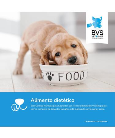 Barakaldo Vet Shop Wet Food for Puppies with Beef for Dogs 400 g - Buy Online on GoSupps.com