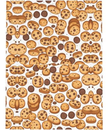 YYHWHJDE Gray Cookies Food Chocolate Chip Biscuits pattern High-Grade Pearl Paper Greeting Card :: 4X6 in for Birthday Card Party Invitation Card Gray One Size - Buy Online on GoSupps.com