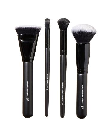 e.l.f. Complexion Perfection Brush Kit - 4 Piece Set | Synthetic Brushes - Buy Online on GoSupps.com