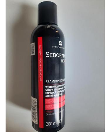 Seboradin Men Hair Loss Shampoo 200ml - With Vitamins and Natural Extracts for Thickening and Growth - Hair & Scalp Treatment for Receding Hairline - Buy Online on GoSupps.com
