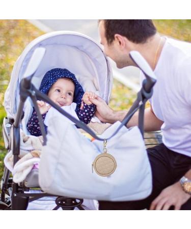 Eteslot Baby Silicon Pacifier Holder Case - Nipple Bag Cover with Carabiner for Strollers - Perfect for Outdoor Use - Buy Online on GoSupps.com