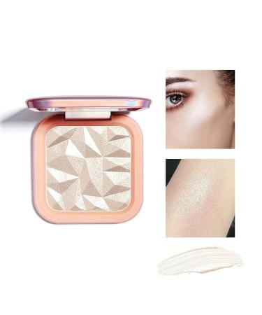 Champagne Gold Highlighter Palette with Brush - Shimmer & Glitter Contouring and Illuminator Makeup Kit - Buy Online on GoSupps.com