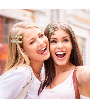 Rhinestone No Crease Hair Clips - 8 Pcs Bling Diamond Metal Pins for Styling Bangs/Waves - Non-Dent Alligator Barrettes for Women and Girls - Buy Online on GoSupps.com