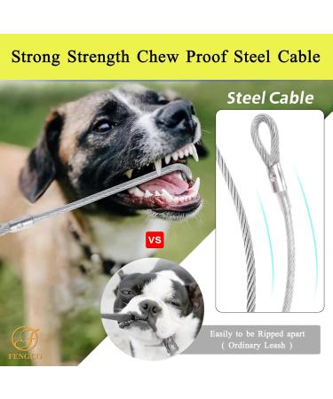 Waterproof Dog Leash - Chew Proof Tie-Out & Training Leash | 5m Yellow Dog Leash for Ultimate Durability - Buy Online on GoSupps.com