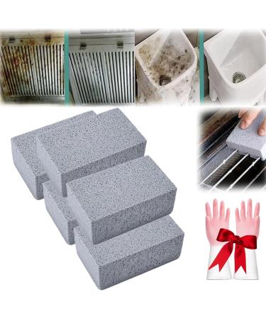 Scoring Stone for Oven Cleaning Stove Oven Cleaner Heavy Duty for Removing Tough Stains of Kitchen Toilet Griddle Racks (5pcs)
