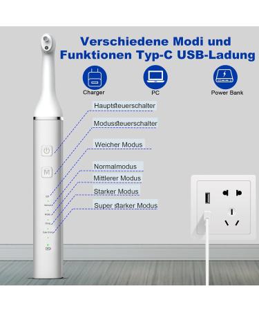 Tooth Whitening Light Set - Professional Bleaching Kit with 3 Toothpastes Rechargeable USB-C 6 Heads & 5 Modes for Polished Bright Teeth - Buy Online on GoSupps.com