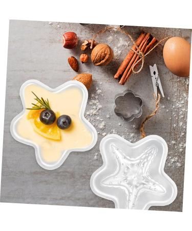 Zerodeko 4pcs Rolls Baking Tool Mold Cake Mold Muffin Mould Cheese Tray Metal Jelly Mold Mousse Non Stick 14X14X4CMx4pcs Silverx4pcs - Buy Online on GoSupps.com