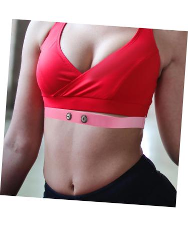 Buy Inoomp Heart Rate Meter Fastening Belt - Elastic Chest Strap Replacement Nylon Sports Belt in Pink | 33.00x3.00x0.10cm - Buy Online on GoSupps.com